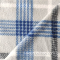 Plaid Printed Polar Fleece Fabric